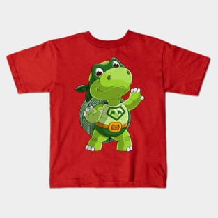 Turtle Superhero Cute Kids T-Shirt